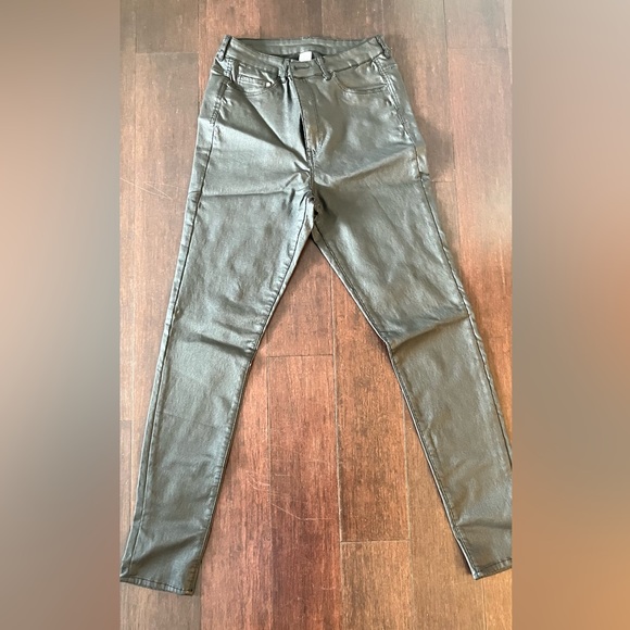 Pants - faux leather jegging